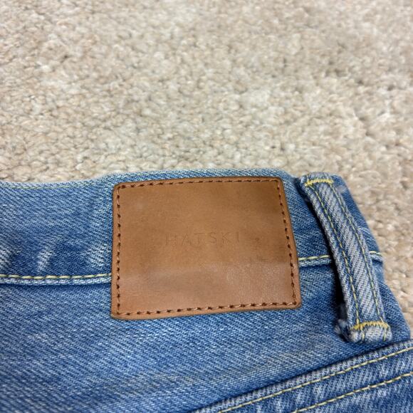 Hatski Regular Tapered Selvedge Denim Jeans Size 1 (28x26) Made in Japan - Picture 4 of 14
